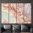 thumbnail image 4 of Sonf Tones Marble Poster, Luxury Marble Art, Shimmery Art Canvas, Alcohol Ink Artwork, Trendy Marble Wall Decor, Modern Poster, Canvas Wall Decor - 3P-Rolled Canvas, 4 of 9