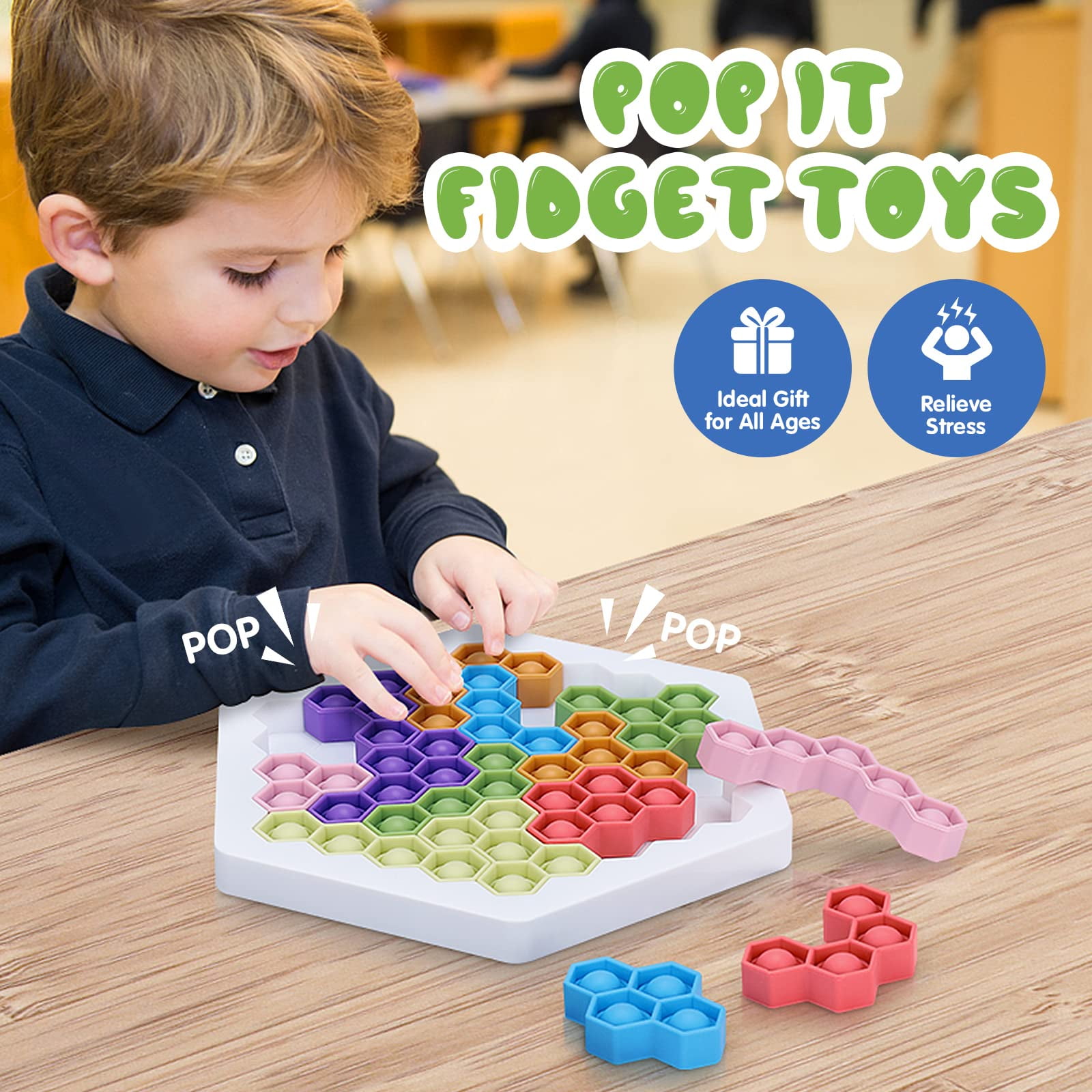 Pearoft Games for 5 6 7 Year Olds Boys Toy, Birthday Gifts for Girls Boys  Age 8 9 10 Year Old Kids Boy Sensory Toys for Autism Magic Cube Fidget Toys