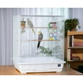 thumbnail image 6 of Prevue Pet Products Keet/Tiel Square Roof Bird Cage - White SP25212W/W, 6 of 8
