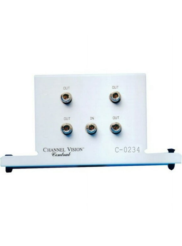 Channel Vision C0234 4 Way 2 Ghz Rf Splitter