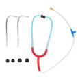 thumbnail image 2 of Binaural Hearing Aid Stethoscope Reduce Noise Hearing Aid Accessory Health Care ToolRed, 2 of 5