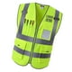 thumbnail image 1 of Chaleco de Seguridad Frontal con Cremallera de Visibilidad con Múltiples Bolsillos Y Tiras Reflectantes, Premium, 3 Tamaños 2 Colores Opcionales XL Macarena  Chaleco de seguridad para ropa de trabajo, 1 of 8