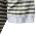 thumbnail image 5 of Men's Knit Shirts Short Sleeve Striped Golf Shirts Lightweight Casual Collared T Shirt M, 5 of 5