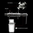 thumbnail image 2 of Xingzhi Ice Crusher Small DIY Hand-Crank Ice Shaver Breaker Home Portable Snow Cone Machine, Clear, 2 of 9