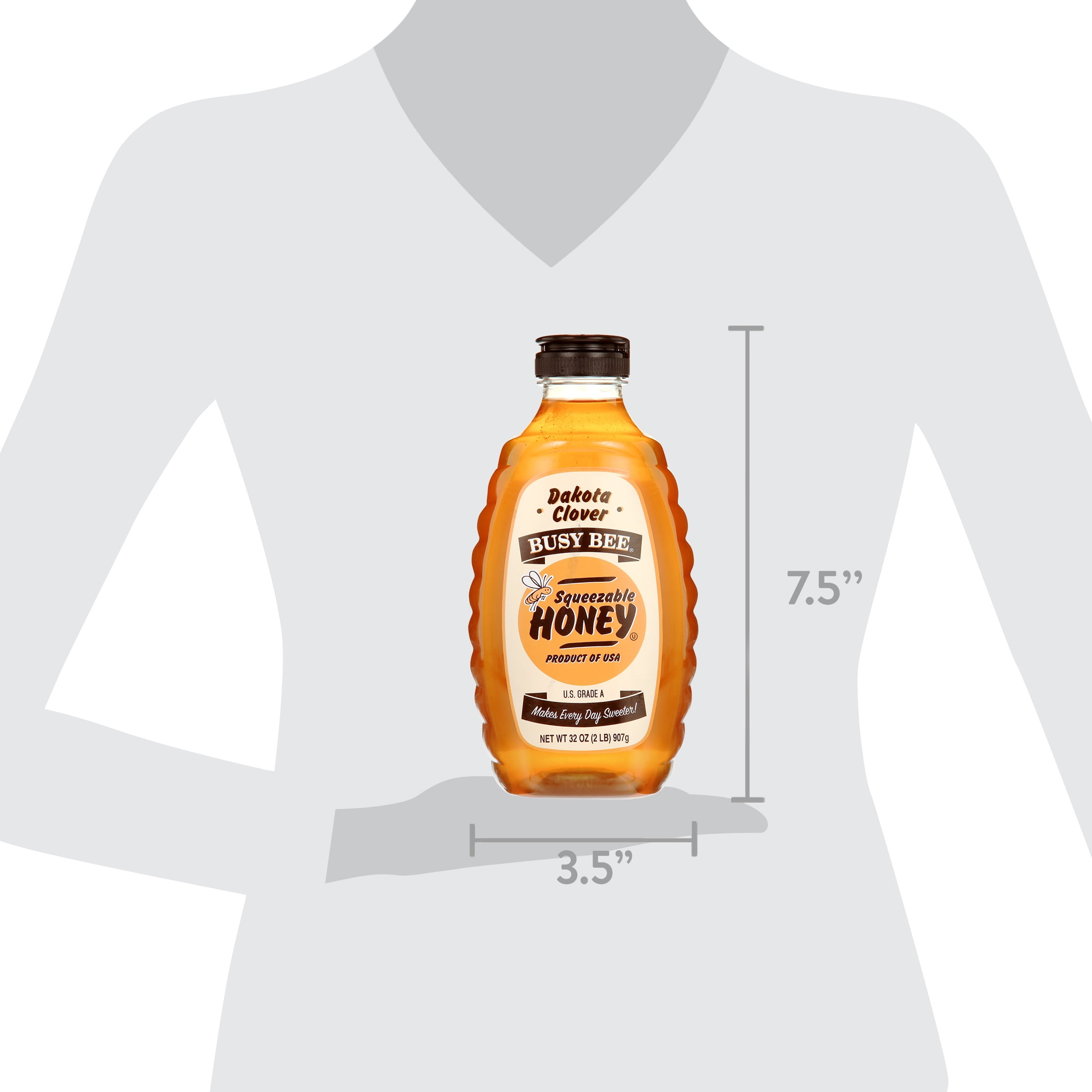 honeyページ Busy Bee, Dakota Clover Honey, 32 oz - Walmart.com