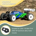 thumbnail image 4 of RC Car Motor Mount Professional Simple Aleación de aluminio Accesorios confiables Updation Accesorio Kit Reemplazo para Mini-T2.0 2WD Speravity FN001682-00, 4 of 5