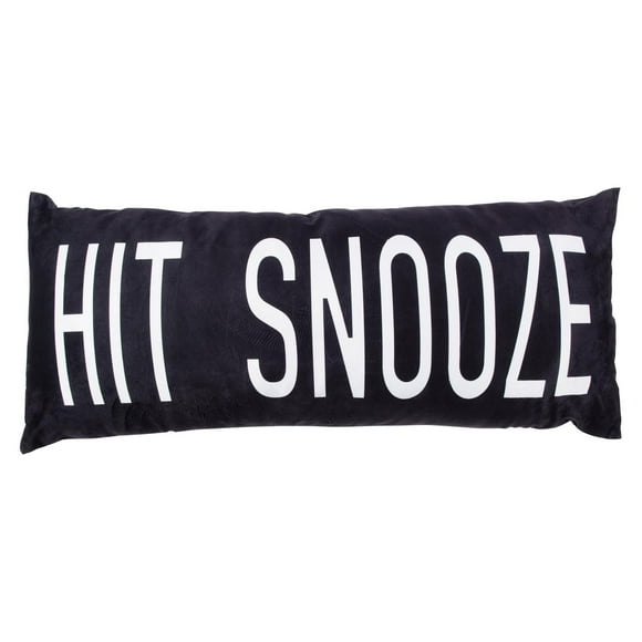 Hit Snooze Printed Body Pillow