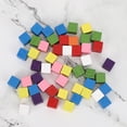 thumbnail image 4 of Early Education Toy,Baby Basic Block Set Set Pine Wood Children 2 Sets ColorBlock Colorful Wooden Cubes Wood Blocks Counting Cubes DIY Building Toys Set, 4 of 8