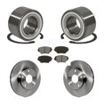 thumbnail image 1 of Transit Auto Front Wheel Bearing Disc Brake Rotors and Semi-Metallic Pads Kit for Car Toyota RAV4 KBB-102513, 1 of 11