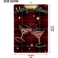 thumbnail image 3 of FMSHPON Christmas Xmas Buffalo Plaid Cheer Clipboard Hardboard Wood Nursing Clip Board and Pull for Standard A4 Letter 13x9 inches, 3 of 5