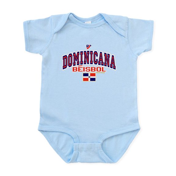 CafePress - Dominicana Baseball Beisbol Infant Bodysuit - Baby Light Bodysuit, Size Newborn - 24 Months