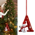 thumbnail image 1 of Ornament Pendant Decoration Letter Christmas Tree Pendant A To Z (without H And V) Decorative Letter Christmas Tree Pendant Personalized DIY Christmas Decorations Hanging Christmas Letters, 1 of 5