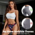 thumbnail image 4 of Thongs for Women - USA Flag Print lips No Show Seamless Womens Thongs Underwear, Soft Stretch G String Thongs for Women,Cuteness Ladies Thong Bikini Panties Briefs, 4 of 5
