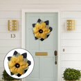 thumbnail image 3 of Guirnalda de girasol Artificial BLESIY para decoración de hogar coronas de puertas de casa, 3 of 8