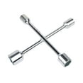 thumbnail image 1 of Lug Wrench 8, 10, 12 y 14 mm Sockets Portable Universal Universal Heavy Duty Cart Tools Cambio de herramientas de tuerca Lug Tuerca de nuez de nuez, 1 of 8