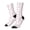 2 Black-2, variant on Easter bunny footprint Print Adult Socks for Men & Women,Calf Socks, Ankle Socks,Boots Socks,Breathable Casual Sock,Unisex Crew Socks
