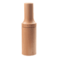 thumbnail image 1 of Straight waist Acacia wooden pepper or salt mill, manual spice grinder, 1 of 5