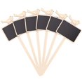 thumbnail image 2 of Planting Labels Blackboard Pure Wooden Eco-friendly Gardening Markers Sign Stake Tags Nursery Potted Herbs Flower Vegetables100PCS He Qiyong unisex, 2 of 2