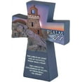thumbnail image 2 of The Lord Is My Light Psalm 27:1 Illuminated Lighthouse Resin Tabletop Cross 5" x 4", 2 of 4