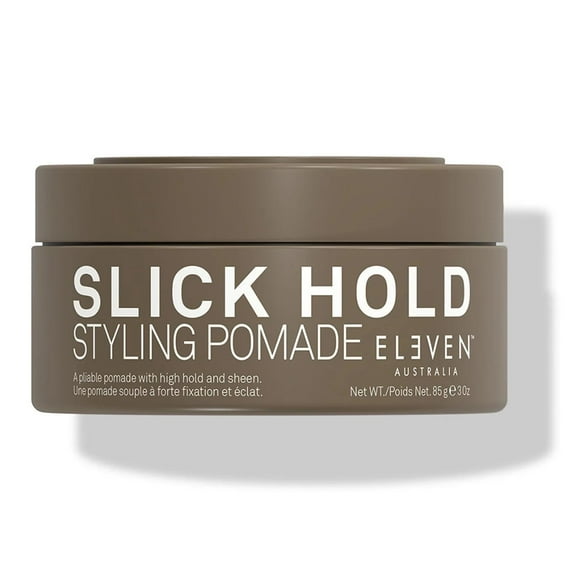 ELEVEN AUSTRALIA Slick Hold Styling Pomade for Strong Hold & Smooth Finish, Non-Greasy Formula, Ideal for All Hair Types - 85g