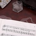 thumbnail image 1 of COMPUKAS 1 Pce Clip de Notation Musicale Transparent pour Musiciens, 1 of 8