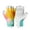 Orange, variant on ROCKBROS TVI Series Cycling Gloves SBR Shock-absorbing Palm Pad Elastic Mesh Comfort Flexible Protection Half Finger Bicycle Outdoor Sport Gloves