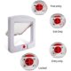 thumbnail image 3 of Cat Flap for Cats Dogs Small Cat Flap Door Microchip 4 Way Lockable Easy to Install.., 3 of 5
