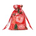 thumbnail image 3 of Juego de bolsas de regalo navideñas de organza, 50 piezas, pequeñas de 10 x 15 cm, grandes de 13 x 1, 3 of 3