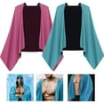 thumbnail image 2 of QHUDLV Quick Drying Bathroom Towel For Sport Super Absorbent Bath Beach Towels Gym Hair Adult Hooded Yoga Cooling Poncho Sweat chilly cold cool chilly towel cool cooling cooling hot face men chilly a, 2 of 9