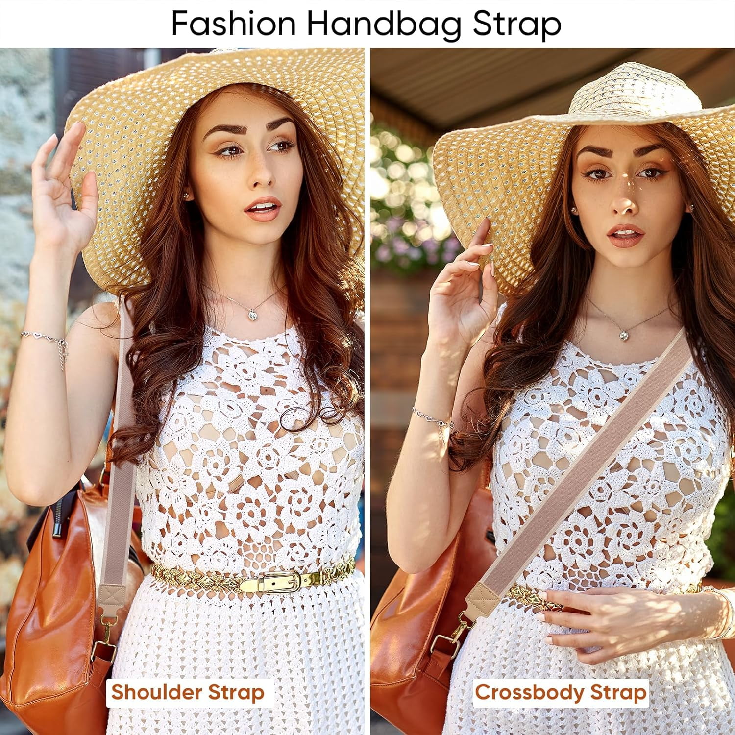 NANAHuang Purse Strap Wide Replacement Crossbody Bag Straps, 1.5" Canvas Handbag Shoulder Strap, Adjustable Tote Belt