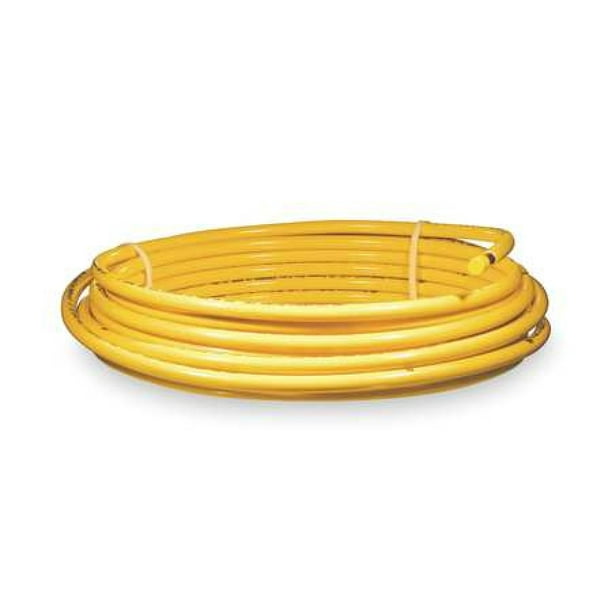 MUELLER INDUSTRIES DY08050 1/2" OD x 50 ft. YL Plastic Coil Copper Tubing Type ACR