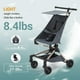thumbnail image 3 of ChaoLink Cochecito ligero para bebé de menos de 10 libras, cochecito para viajes en avión con bolsa de transporte, plegado con una mano, toldo ajustable, ruedas 360°, 3 of 7
