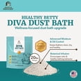 thumbnail image 2 of Chicken Dust Bath Powder for Backyard Chickens, Poultry Dust Bath Additive with Zeolite, Diatomaceous Earth, Lavender & Tea Tree, Helps Reduce Coop Odor & Moisture, Made in USA, 20 lb, 2 of 8