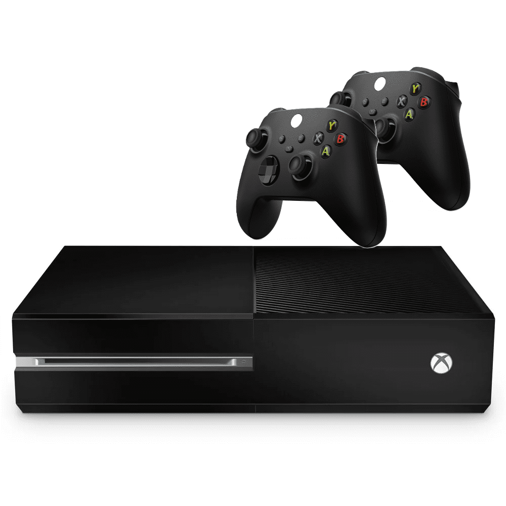 Microsoft - Xbox One Game Console 500GB Black with Two Retrofam