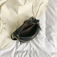 thumbnail image 2 of AMERTEER Sac de Poitrine pour Femmes Bandoulière Réglable Couleur Unie Sac à Main pour Filles (Rouge), 2 of 10