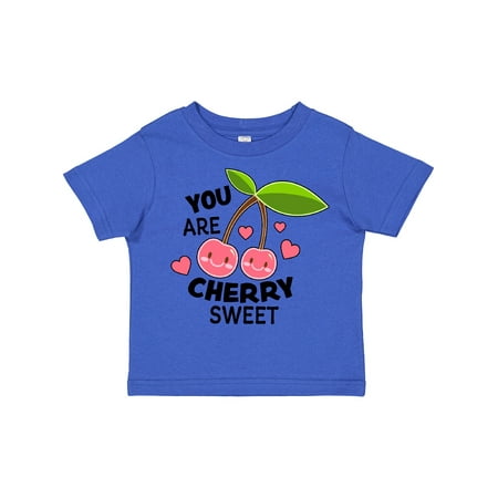 

Inktastic You Are Cherry Sweet with Cherries and Hearts Gift Toddler Boy or Toddler Girl T-Shirt