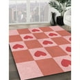thumbnail image 3 of Ahgly Company Machine Washable Indoor Rectangle Transitional Pastel Pink Area Rugs, 2' x 4', 3 of 7