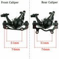 thumbnail image 5 of ZOOM MTB Bicycle Dual Piston Mechanical Disc Brake Caliper with G3 160mm Bike Disc Brakes Rotor, 5 of 7