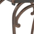 thumbnail image 6 of Rushmore Square Cast Outdoor End Table (Set of 2), Shiny Copper, 6 of 10