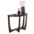 thumbnail image 1 of Bowery Hill Table de Canapé en Cerisier avec Insert en Verre Craquelé, 1 of 2
