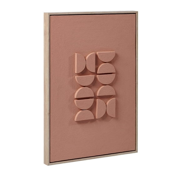 Miluhome Hand Painted Wall Art, 23.62x15.75'' Boho Wall Art Living Room Decor for Bedroom Office Abstract