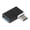 Black, variant on 90° Right Angle Type C To USB 3.0 Female Data OTG Converter for for Macbook Android Phone and More