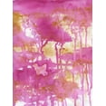 thumbnail image 2 of Varacek, Pam 15x18 White Modern Wood Framed Museum Art Print Titled - Crimson Forest, 2 of 4