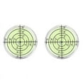 thumbnail image 1 of 2 Pcs 32x7mm Acrylic Bubble Level Round Level Bubble Accessories, Green, 1 of 8