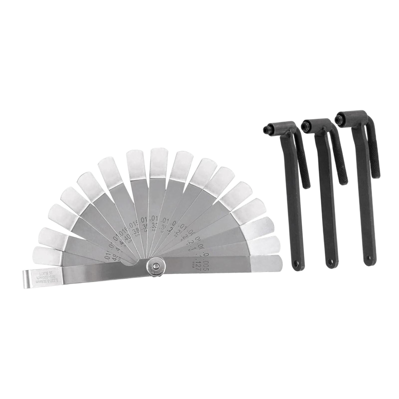 Dickly Feeler Gauge Double Reading Combination Measuring Tool Portable Professional Style B