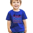 thumbnail image 2 of Big Brother Colorful Stacked Matching Sibling Outfit for Toddlers and Baby Boys Vintage Royal Shirt 4T, 2 of 5