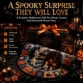 thumbnail image 6 of 3D Haunted Staircase Round Rug – Halloween Optical Illusion Area Mat, Soft Non-Slip Floor Carpet for Living Room Bedroom Entryway, Spooky Ghost Skeleton Pumpkin Home Decor Indoor Party Gift, 6 of 7