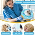 thumbnail image 5 of Cat Cone Collar Soft, Adjustable Donut Cat Recovery Collar for Wound Healing, Prevent Licking Wounds, 5 of 7