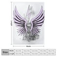 thumbnail image 4 of Orinice Wings Lightning Angel Warm Lightweight Blanket Soft Fleece Blankets for All Seasons - Multiple Sizes Available 50x60in, 4 of 6