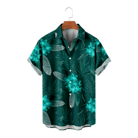 

MLFU Toddler Boys Shirt Short Sleeve Button Down Funny Comfortable Shirt Basic Clothes Up to 8XL